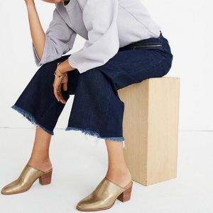 Madewell Harper Mule in Gold